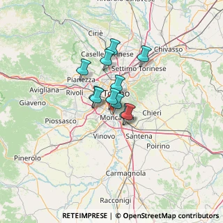 Mappa Via Corrado Corradino, 10127 Torino TO, Italia (7.98545)