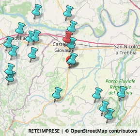 Mappa Via Fratelli Cervi, 29011 Borgonovo Val Tidone PC, Italia (9.8725)