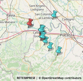 Mappa Via Fratelli Cervi, 29011 Borgonovo Val Tidone PC, Italia (8.29545)