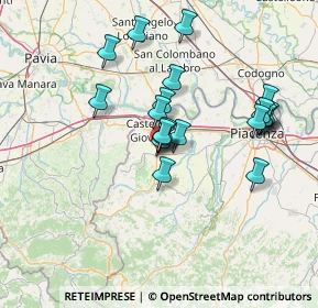 Mappa Via Fratelli Cervi, 29011 Borgonovo Val Tidone PC, Italia (12.511)