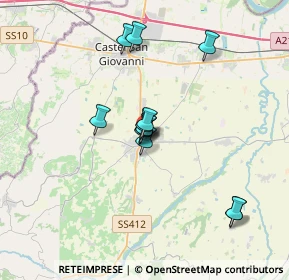 Mappa Via Fratelli Cervi, 29011 Borgonovo Val Tidone PC, Italia (2.7525)