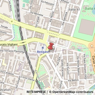 Mappa Piazza Bengasi, 15, 10024 Torino, Torino (Piemonte)