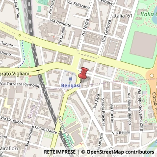 Mappa Piazza Bengasi, 15, 10127 Torino, Torino (Piemonte)