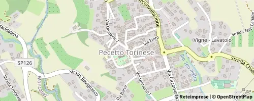 Mappa Pecetto Torinese