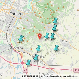 Mappa Via Umberto I, 10020 Pecetto Torinese TO, Italia (3.74091)
