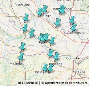 Mappa Via A. Volta, 45035 Castelmassa RO, Italia (15.3085)