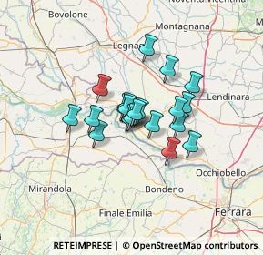 Mappa Via A. Volta, 45035 Castelmassa RO, Italia (8.328)