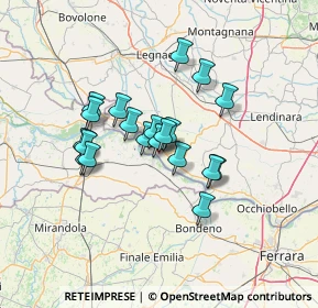 Mappa Via A. Volta, 45035 Castelmassa RO, Italia (10.3995)