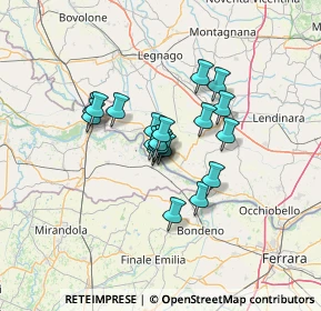 Mappa Via A. Volta, 45035 Castelmassa RO, Italia (8.64)