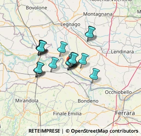 Mappa Via A. Volta, 45035 Castelmassa RO, Italia (9.3875)