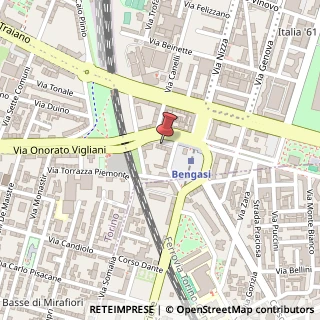 Mappa Via Onorato Vigliani, 220, 10127 Torino, Torino (Piemonte)
