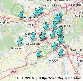 Mappa Via Giovanni Amendola, 10092 Beinasco TO, Italia (6.50474)