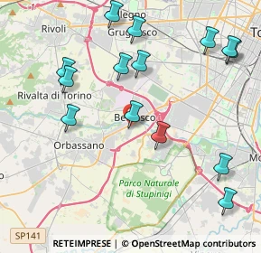 Mappa Via Giovanni Amendola, 10092 Beinasco TO, Italia (4.68143)