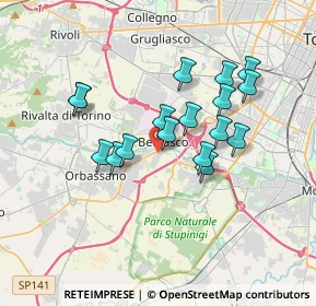 Mappa Via Giovanni Amendola, 10092 Beinasco TO, Italia (3.03059)