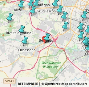 Mappa Via Giovanni Amendola, 10092 Beinasco TO, Italia (5.5695)