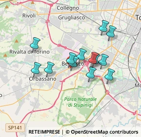 Mappa Via Giovanni Amendola, 10092 Beinasco TO, Italia (2.93923)