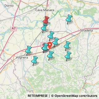 Mappa Via Emilia, 27045 Casteggio PV, Italia (5.6425)