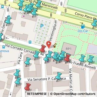 Mappa Corso Fratelli Rosselli, 10024 Torino TO, Italia (0.09393)
