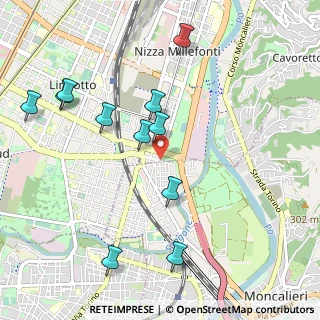 Mappa Corso Fratelli Rosselli, 10024 Torino TO, Italia (1.11)