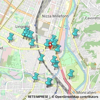 Mappa Corso Fratelli Rosselli, 10024 Torino TO, Italia (0.99667)