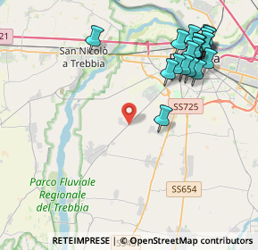 Mappa Strada Provinciale, 29122 Piacenza PC, Italia (4.85211)