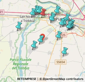 Mappa Strada Provinciale, 29122 Piacenza PC, Italia (4.364)