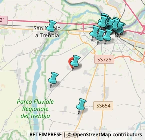 Mappa Strada Provinciale, 29122 Piacenza PC, Italia (4.7705)