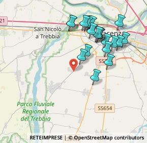 Mappa Strada Provinciale, 29122 Piacenza PC, Italia (3.962)