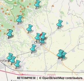 Mappa Via Grimaldi Moffa, 10023 Chieri TO, Italia (4.525)