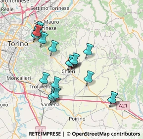 Mappa Via Grimaldi Moffa, 10023 Chieri TO, Italia (6.79158)