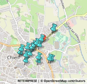 Mappa Via Grimaldi Moffa, 10023 Chieri TO, Italia (0.421)