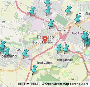 Mappa Via Pietro Nenni, 10092 Beinasco TO, Italia (3.071)