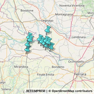 Mappa Via Fabio Filzi, 45035 Castelmassa RO, Italia (7.6225)
