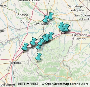 Mappa Via Coralli, 27045 Casteggio PV, Italia (9.8135)