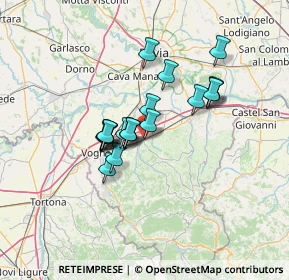 Mappa Via Coralli, 27045 Casteggio PV, Italia (9.997)