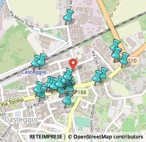 Mappa Via Coralli, 27045 Casteggio PV, Italia (0.2255)