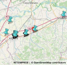 Mappa Via Coralli, 27045 Casteggio PV, Italia (8.554)