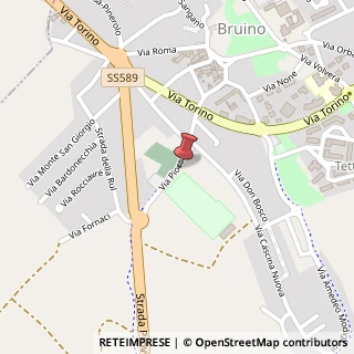 Mappa Via Piossasco, 35, 10090 Bruino, Torino (Piemonte)