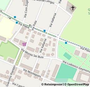 Mappa Via Vallarsa, 10135 Torino TO, Italia (0.10769)
