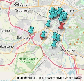 Mappa Via Vallarsa, 10135 Torino TO, Italia (3.79941)