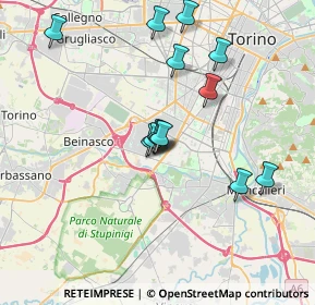 Mappa Via Vallarsa, 10135 Torino TO, Italia (3.26462)