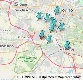 Mappa Via Vallarsa, 10135 Torino TO, Italia (3.25)