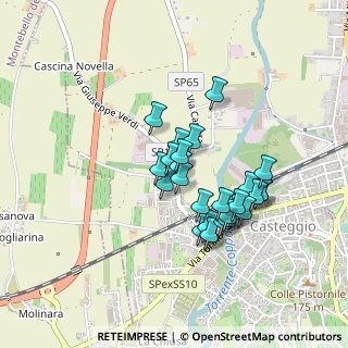 Mappa Via Giuseppe Verdi, 27045 Casteggio PV, Italia (0.35926)