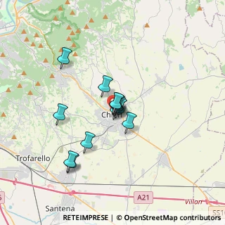 Mappa Via Sant'Antonio, 10023 Chieri TO, Italia (2.36077)