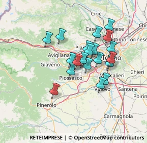 Mappa , 10090 Bruino TO, Italia (11.0895)