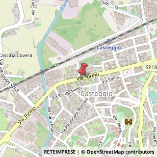Mappa Via Torino,  49, 27045 Casteggio, Pavia (Lombardia)