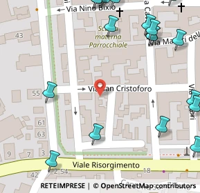 Mappa Via S. Cristoforo, 29011 Borgonovo Val Tidone PC, Italia (0.1)