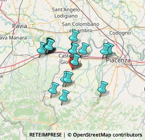 Mappa Via S. Cristoforo, 29011 Borgonovo Val Tidone PC, Italia (10.7145)