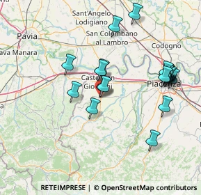 Mappa Via San Cristoforo, 29011 Borgonovo Val Tidone PC, Italia (15.3365)