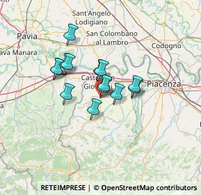 Mappa Via S. Cristoforo, 29011 Borgonovo Val Tidone PC, Italia (9.34714)